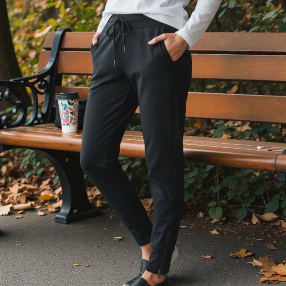 Athleta Black Metro Street Joggers